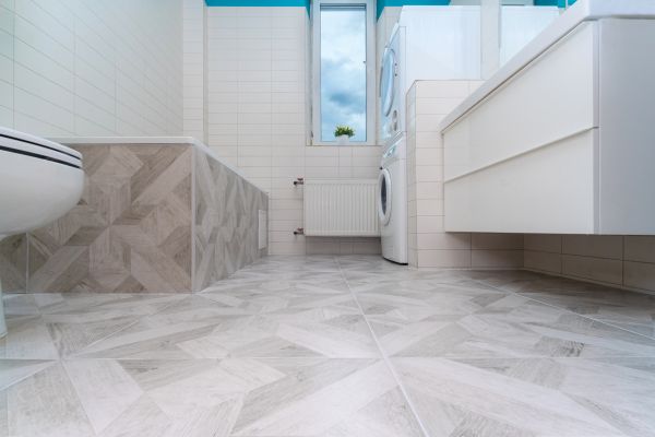 Bathroom Floor Remodeling in Pewaukee