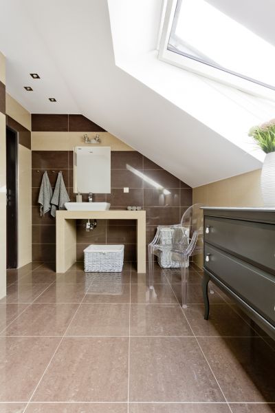 Attic Bathroom Installation in Pewaukee