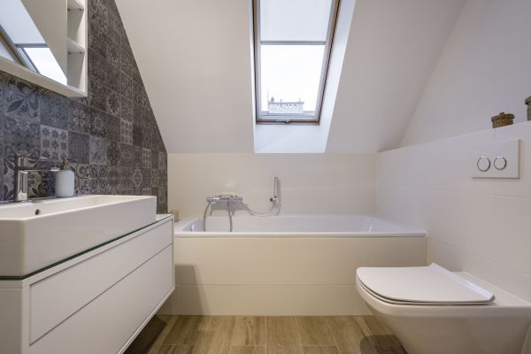 Attic Bathroom Construction in Pewaukee